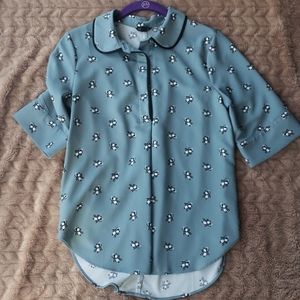 Ann taylor collar blouse.